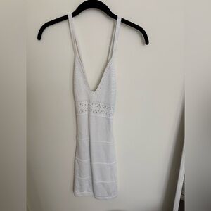 H&M White Mini Dress